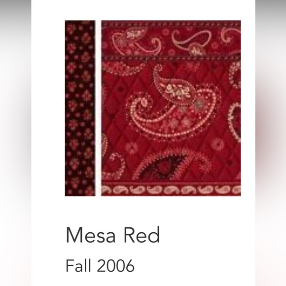 Vera Bradley Mesa Red Mini Crossbody. - Picture 7 of 8
